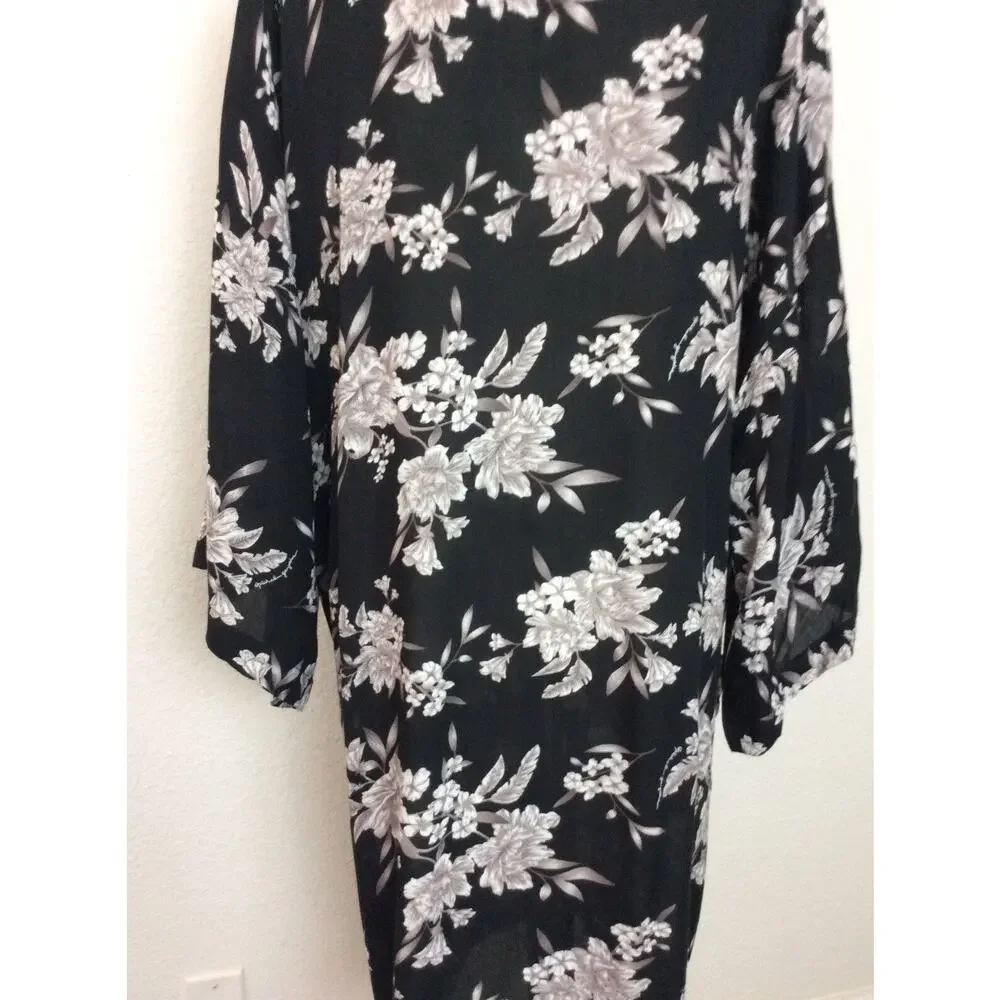 Spiritual Gangster Lingerie Robe Kimono Floral